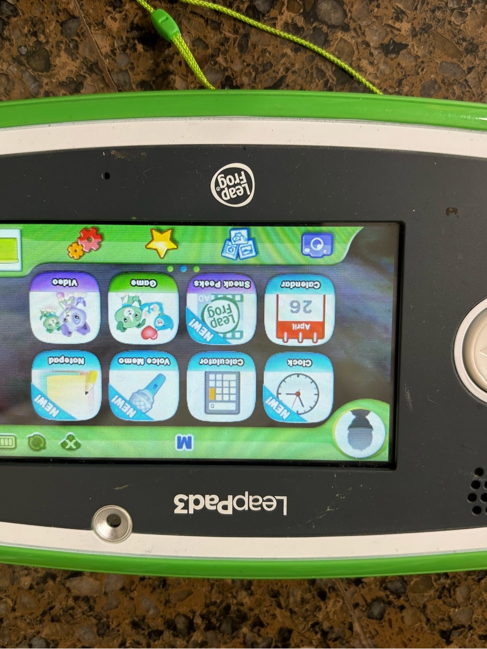Leapfrog LeapPad3 Kids Learning Tablet - Green/White